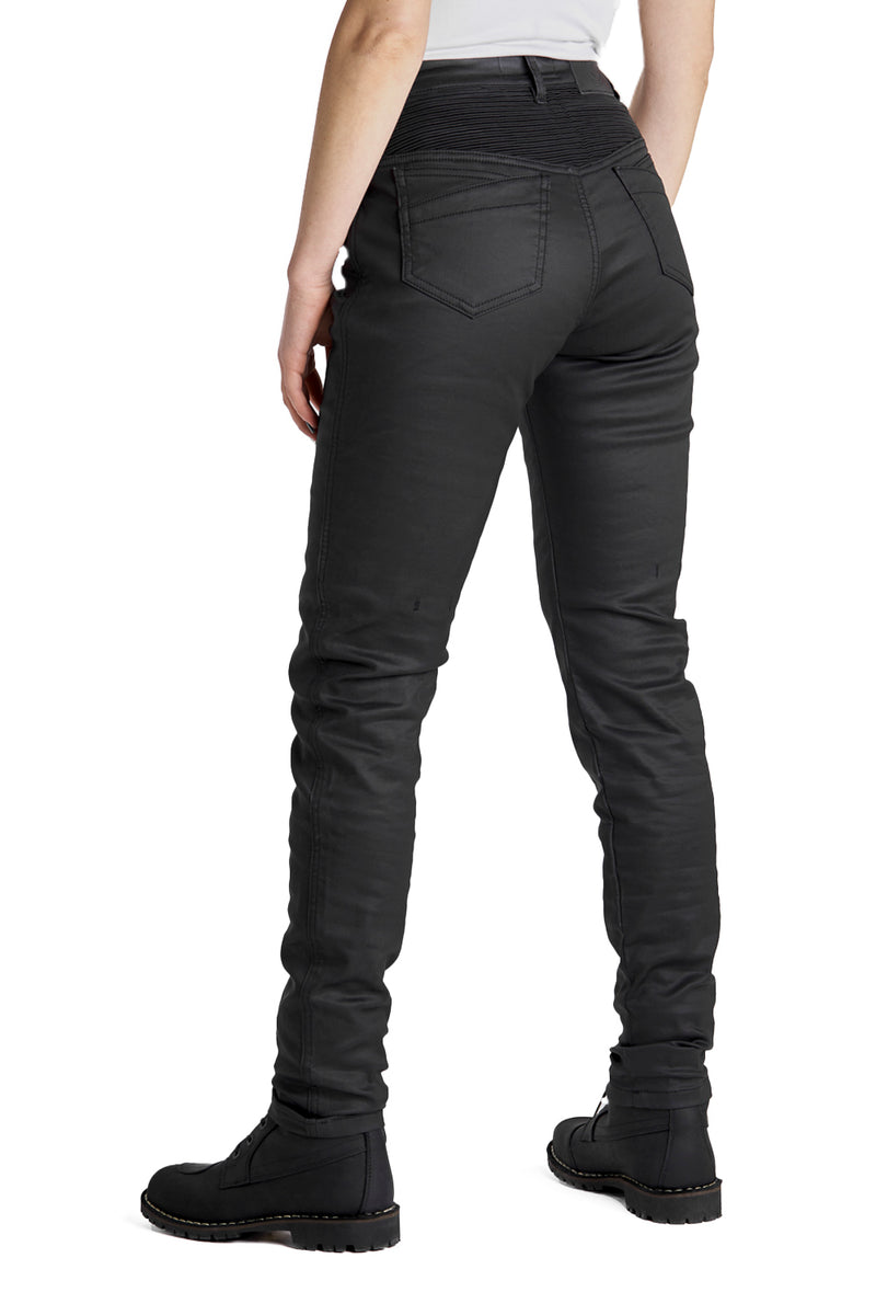 Pando Moto Lorica 02 Women's Waxed Denim Motorcycle Jeans