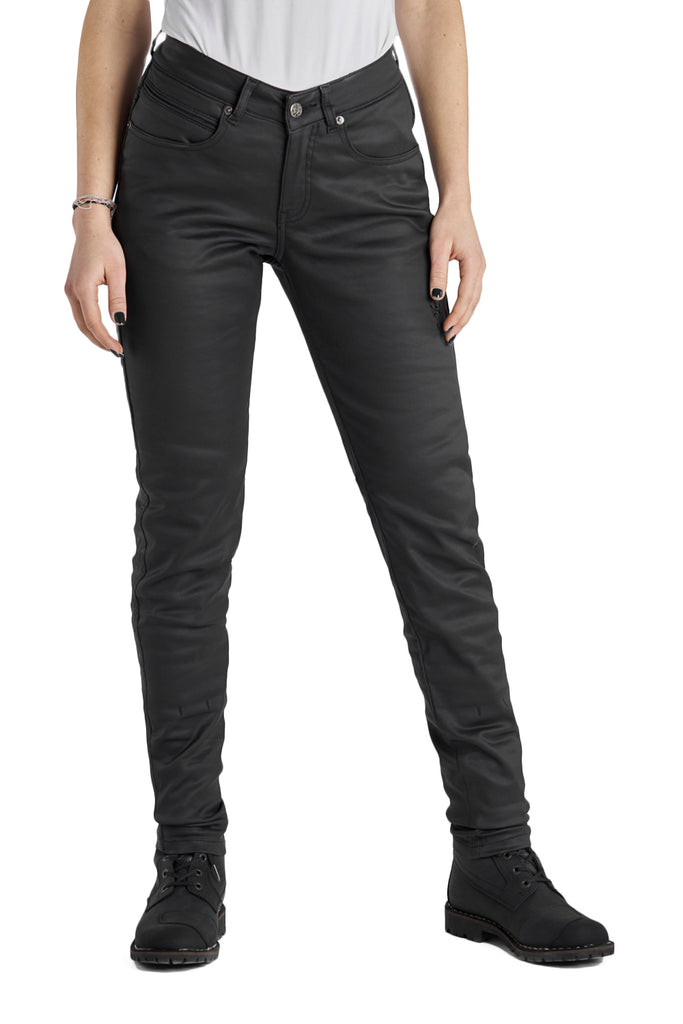 Runaways - Women's Jet Black Protective Riding Jeans. Features Protective  DuPont™ Kevlar® Lining, 12.25 oz, Mt Vernon Mills, Ghirardelli Pre-washed  Stretch Denim. - Tobacco Motorwear