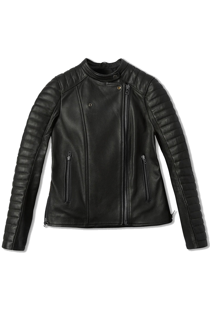 Atwyld Alltime 2.0 Women's Black Leather Motorcycle Jacket