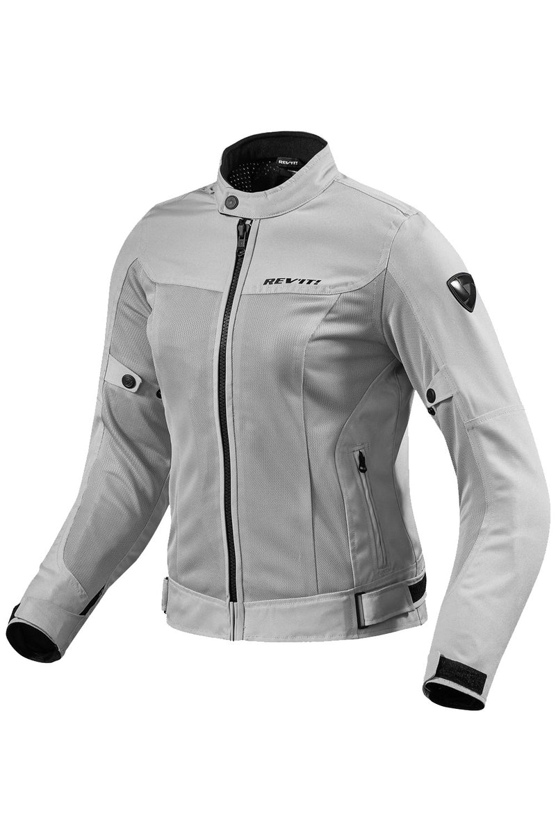 REV'IT! Eclipse Women's Silver Textile Motorcycle Jacket